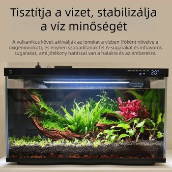 Vulkáni Köves Tájkép Akváriumhoz, Kerámia Homok Nélkül Mosás, Hidroponikus Tájkép Kő, Aljzati Homok, Vízminőség Oxigenálás