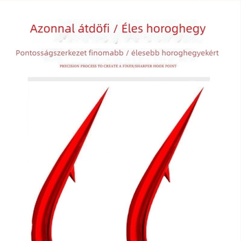 Barbás horog – Hunter Fishing Gear; tóparti horgászatra; 100 darabos doboz