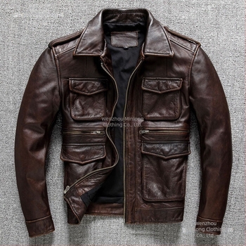 Bőrkabát szűk fazon, rever gallér, cipzár, báránybőr, ultra rövid hossz