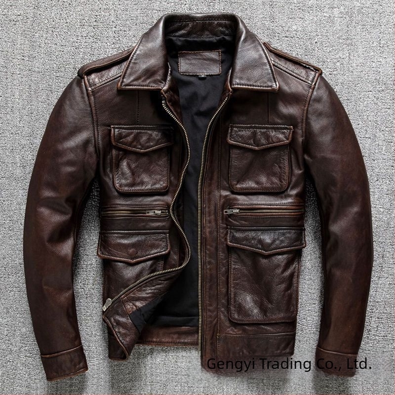 Bőrkabát szűk fazon, rever gallér, cipzár, báránybőr, ultra rövid hossz