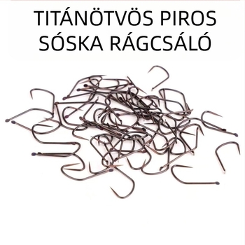 Horgászhorog – barb nélküli No. 6, tóhoz (200 darabos doboz)
