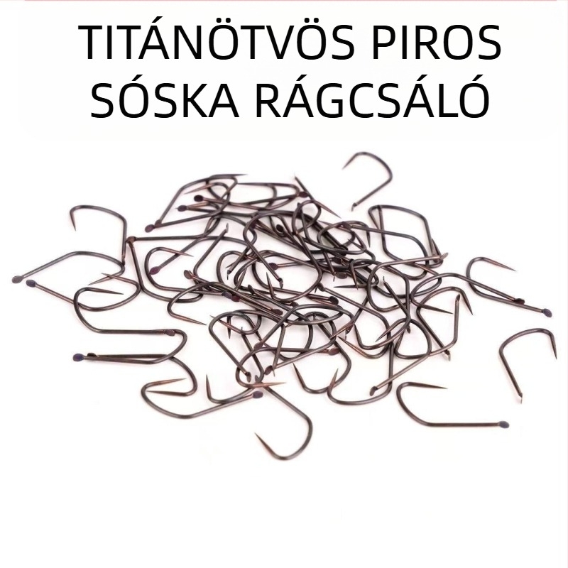 Horgászhorog – barb nélküli No. 6, tóhoz (200 darabos doboz)