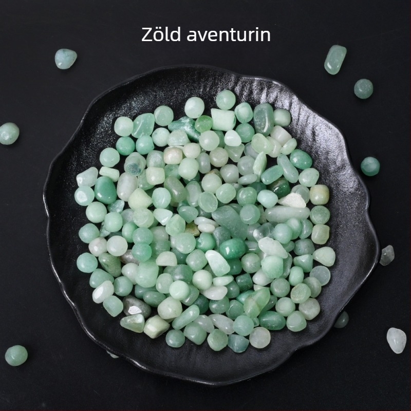 Buddha-témájú akváriumi dekorációhoz tervezett kristálychippek — Természetes öt elem kristály, Márka Chuse, Modell CSHH-20251215, Csomagolás papírdoboz