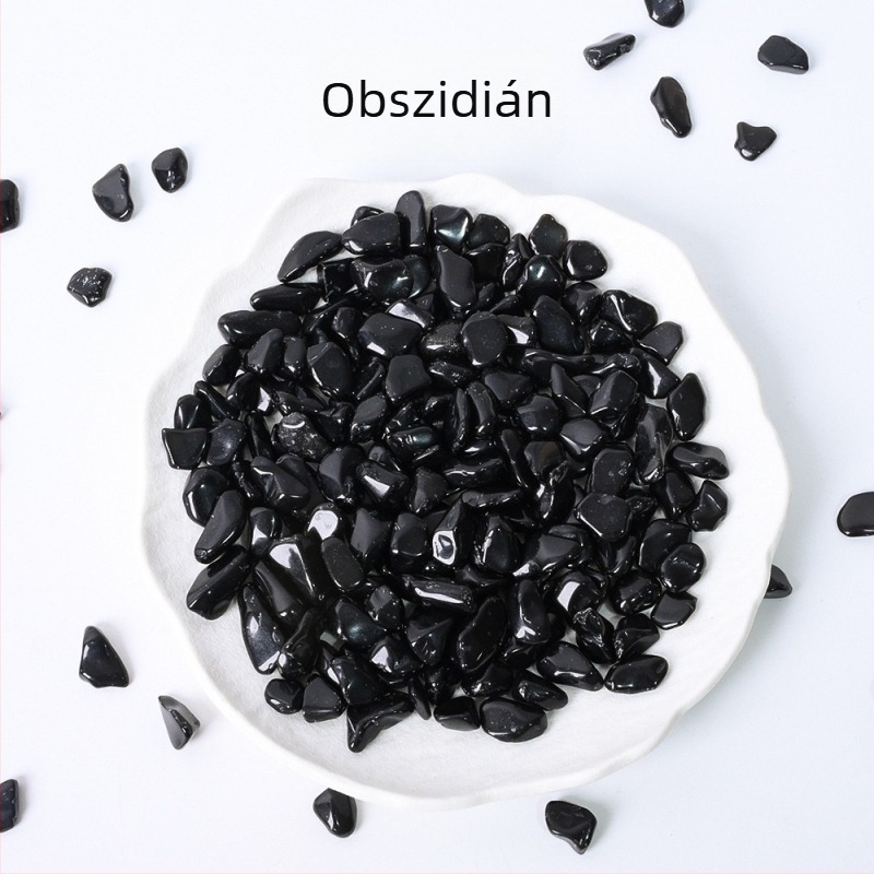 Buddha-témájú akváriumi dekorációhoz tervezett kristálychippek — Természetes öt elem kristály, Márka Chuse, Modell CSHH-20251215, Csomagolás papírdoboz