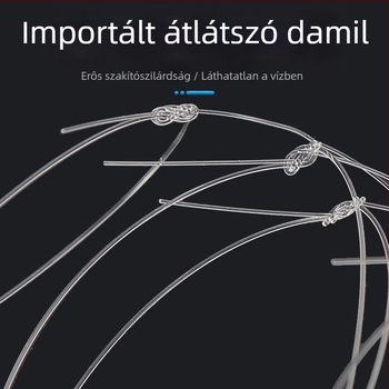 Bold Vastagított vonal, valós halbőr – biomimetikus fehér csíkos zsinóros horog tengeri horgászathoz