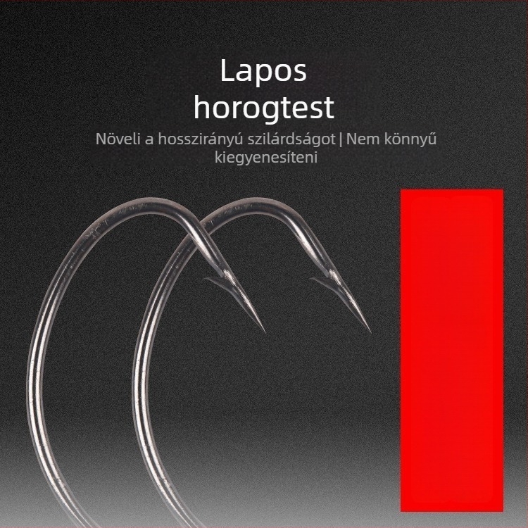 Vertical Star Crank horog 5 db puha csalival és tövises horoggal édesvízi és sós vizekhez