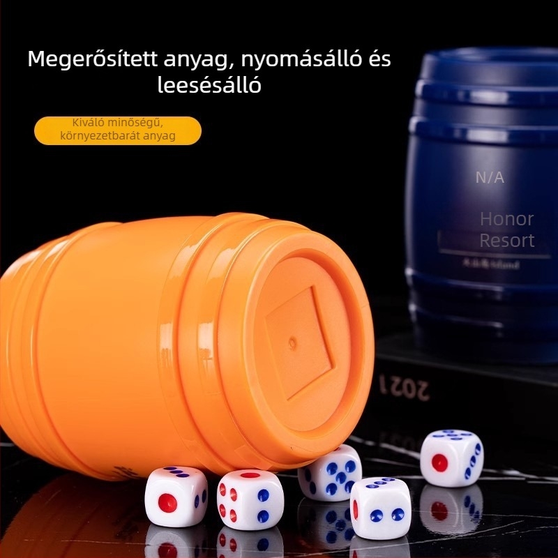 Sensele Dice Cup – PP anyag, lekerekített sarkok, 100 darabos csomag, Guangdong eredet