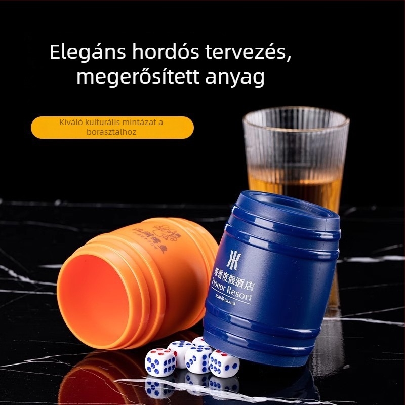 Sensele Dice Cup – PP anyag, lekerekített sarkok, 100 darabos csomag, Guangdong eredet