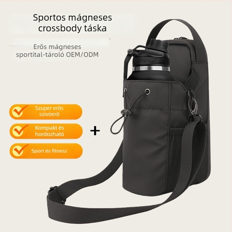 Yuda Crossbody edzőtáska - vízálló, ultrakönnyű, bővíthető kapacitás, uniszex, beltéri sportokhoz