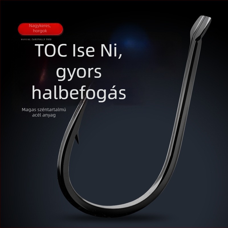 Tüskés horgászhorog No. 18, Ise-Ni stílus, tömeges csomagolás, édesvízi horgászathoz