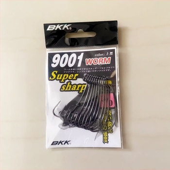 BKK Megerősített tengeri horgászhorog basszhoz, crank horog széles hasú és keskeny hasú, puha csali horog, modellek 9001 9002 9003CD