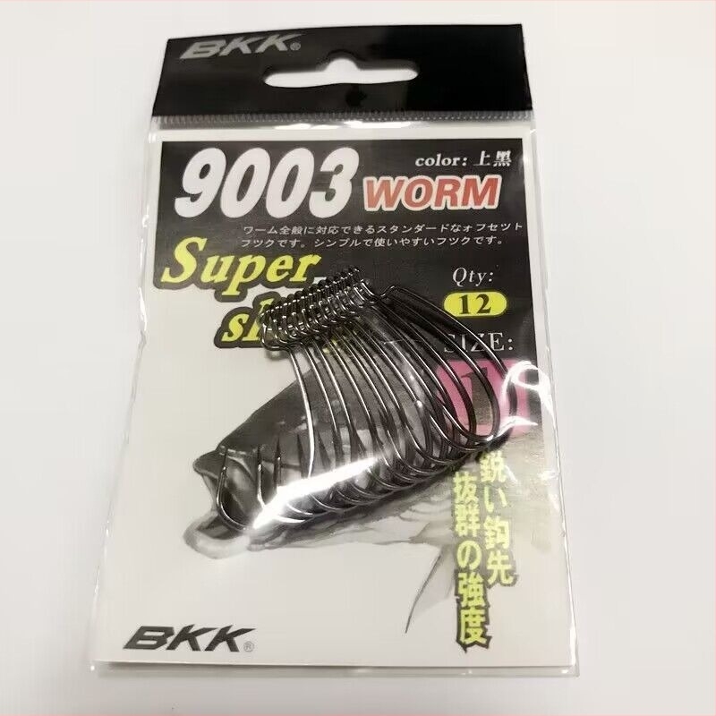 BKK Megerősített tengeri horgászhorog basszhoz, crank horog széles hasú és keskeny hasú, puha csali horog, modellek 9001 9002 9003CD
