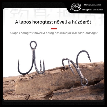 Dream Teflon 6066 háromszor megerősített három horog, dobozban, ultra sima bevonat, magas széntartalmú acél