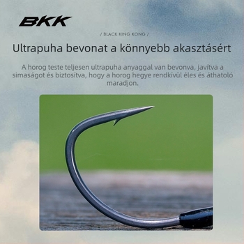 BKK Ned horog tungsten acélból, fej gomba és nehéz fejjel, tóparti horgászat
