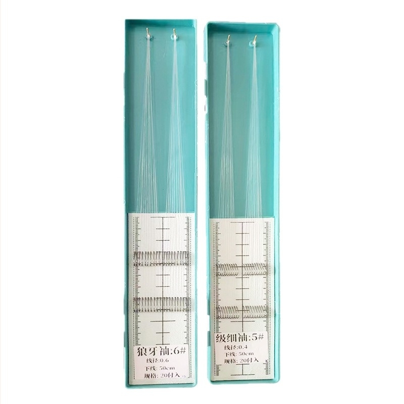 Wolf Tooth Sleeve Ultra-Fine Sub-Line dupla horoggal, 20 db, 50 cm hosszú