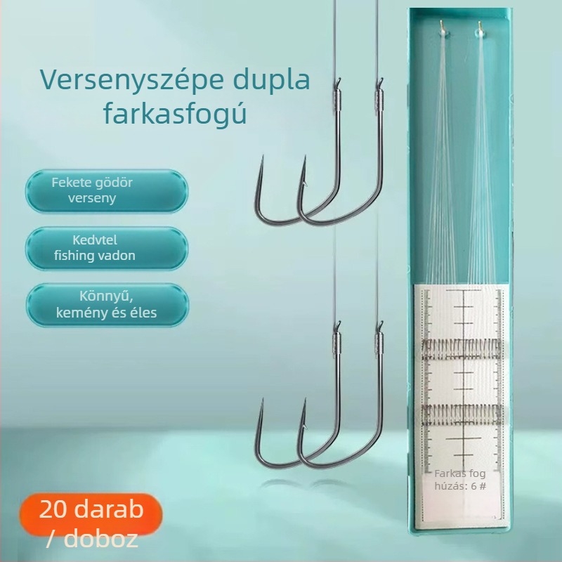 Wolf Tooth Sleeve Ultra-Fine Sub-Line dupla horoggal, 20 db, 50 cm hosszú