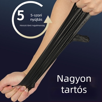 Egyszer használatos nitril kesztyű a kézvédelme érdekében – olajálló és szennyeződésálló, ipari/autójavítás