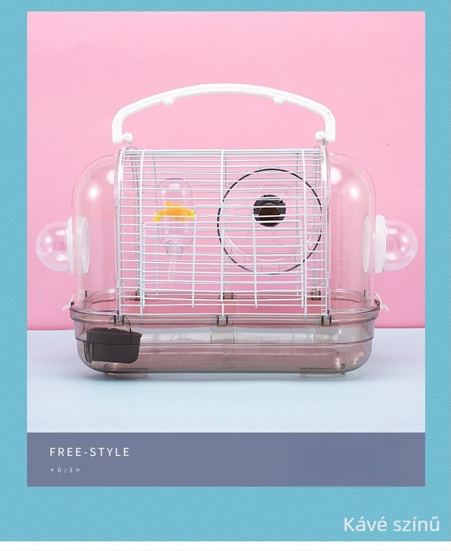 Hamster ketrec - japán stílusú hordozható villa, műanyag, márka Pet Boer, származás Taizhou Zhejiang, minden évszakban