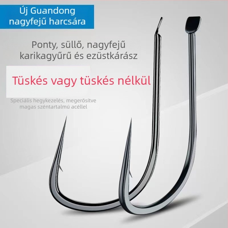 Guandong horgok nagy halakhoz – tömeges csomag 100000 db, alkalmas tározókhoz, általános horgászhorog
