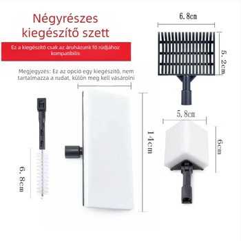 Akváriumi tisztító ecset – ABS, 50 g, Akváriumi felszerelés