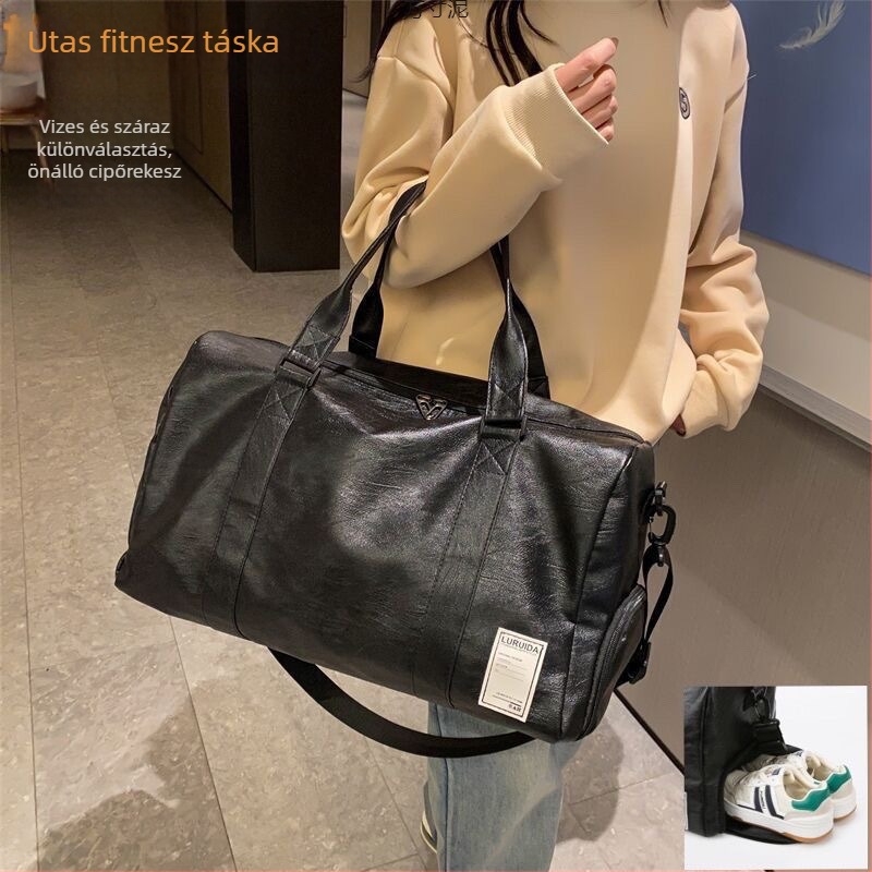 Nagy kapacitású utazótáska keresztpánttal, korduroj, vízálló, 20-35L, kerékpározáshoz