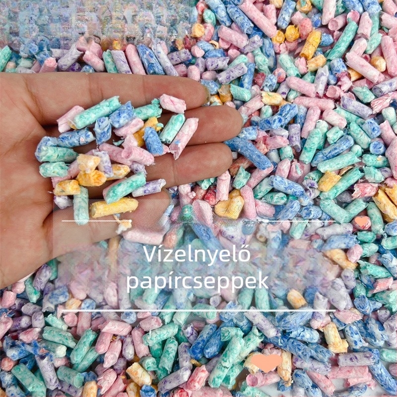 Hamster aljzat és dekoráció: nedvszívó színes papírgolyók, dezodoráló virágágak, pormentes faapríték a hamsterek tájépítéséhez – Cooliby