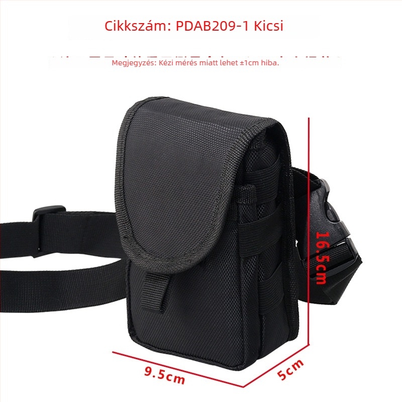 Kézi POS/PDA terminál védőtok – nylon, RFID-kompatibilis, egyedi logó nyomtatás, súly 200 g