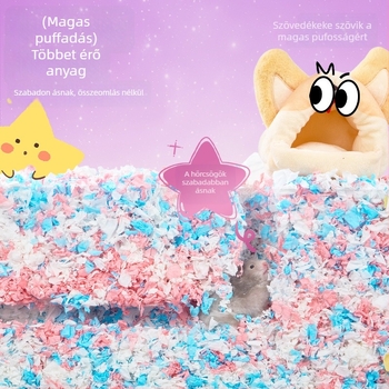 Hamster aljzat, fa alapú, márka Buka Star, modell CBSH0301261, kiegészítők hamstereknek