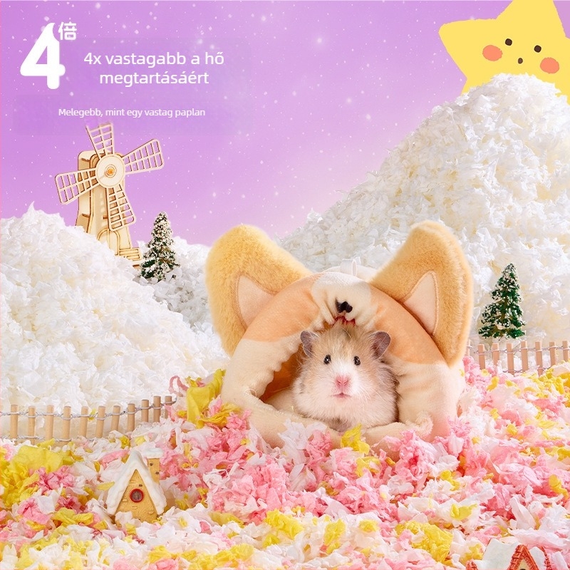 Hamster aljzat, fa alapú, márka Buka Star, modell CBSH0301261, kiegészítők hamstereknek