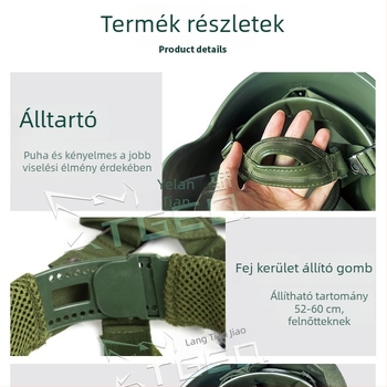 QGF03 Kevlar könnyű kültéri taktikai sisak bőrpárnázással és felfüggesztett belsővel, 03-as edzősisak, műanyag