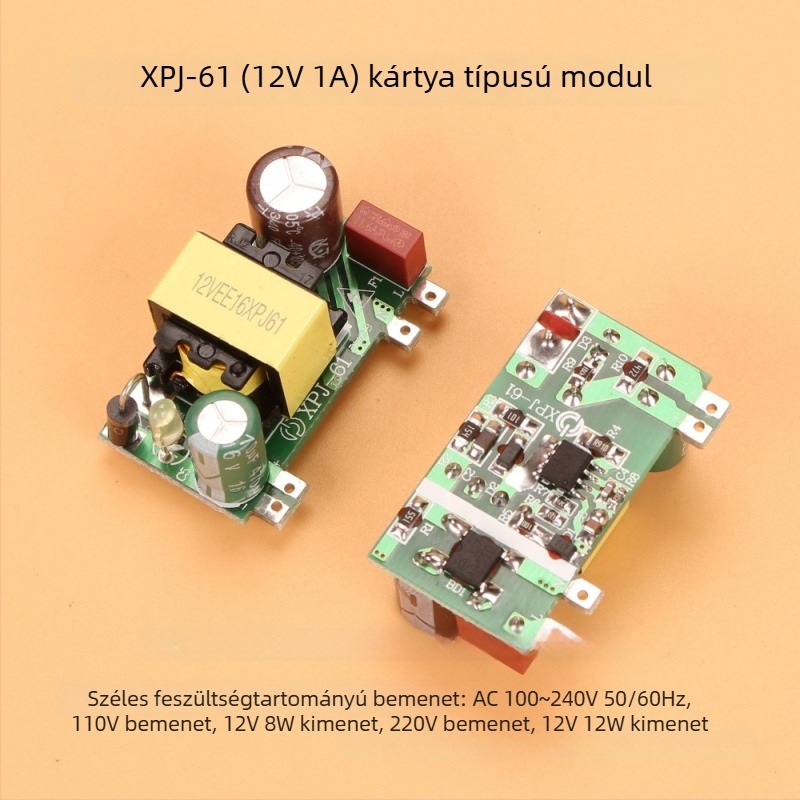 Izolált, többkimenetes kapcsolóüzemű tápegység modul: 12V 1A, 5V 2.4A, 24V 0.5A