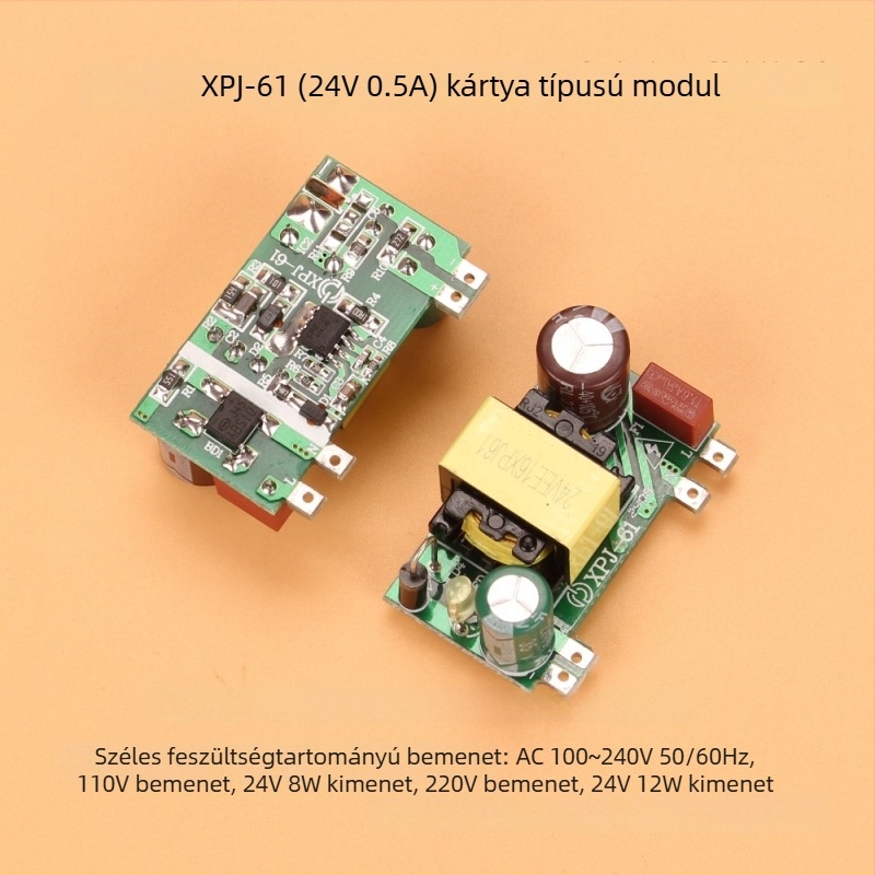 Izolált, többkimenetes kapcsolóüzemű tápegység modul: 12V 1A, 5V 2.4A, 24V 0.5A