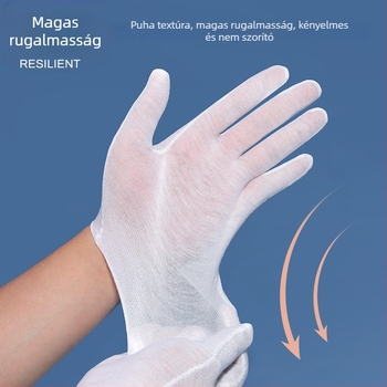 Egyszer használatos kesztyűaljzat, ultra vékony és lélegző, pamut alap
