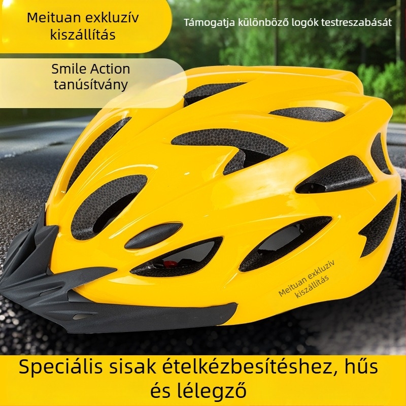 Kerékpáros sisak HO-85, EPS+PC héj, testreszabható mintázat, logónyomtatás, CE és CPSC tanúsítvány