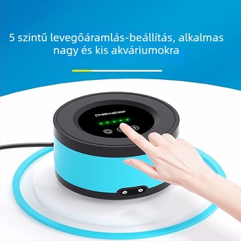 Chuang Ning akváriumi oxigénpumpa — rendkívül csendes, kompakt, otthoni használatra, oxigénellátás akváriumokhoz