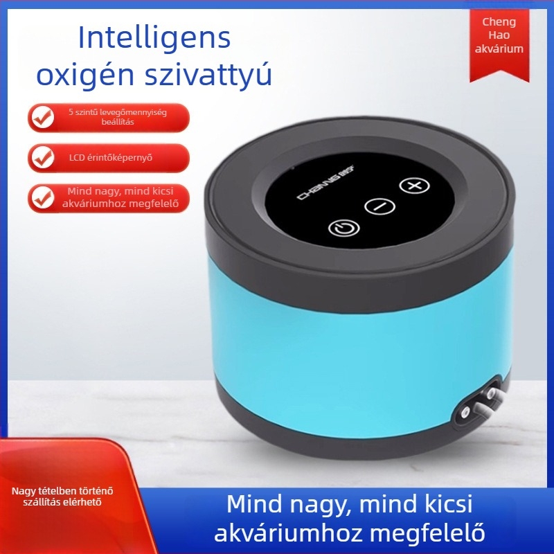Chuang Ning akváriumi oxigénpumpa — rendkívül csendes, kompakt, otthoni használatra, oxigénellátás akváriumokhoz