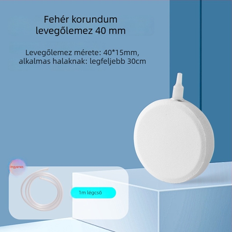Akvarisztikus oxigénellátó kiegészítő – Alacsony nyomású Nano levegő korong, Bubble Stone, Levegő kő és Atomizációs korong