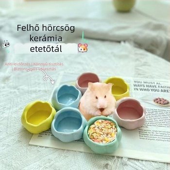 Jiale márkájú kerámiás etetőtál kisállatoknak, anti felborulás kialakítással