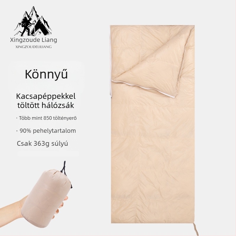 Libapelyhes hálózsák, nylon anyagból, konverziós kialakítás, felnőtteknek