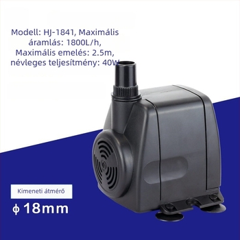 Merülő szivattyú akváriumhoz – csendes működés, szűrés és áramlás, műanyag kivitel, vízszintes kialakítás, oxigénellátás a vízhez