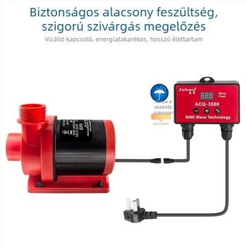 Jebao merülővíz-szivattyú halastóhoz – intelligens frekvencia-szabályozás, csendes működés, dugulás elleni védelem, 3 kg tömeg, 1 év garancia