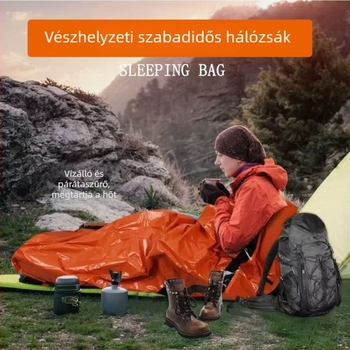 Kempingezéshez készült levelező-stílusú hálózsák – téli kültéri használat, hordozható kialakítás, vészmelegítés; márka Xing changsheng; raktáron/egyedi megrendelés