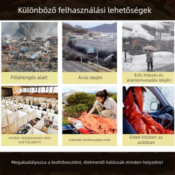 Kültéri kemping alvózsák hővisszaverő szigeteléssel — Xing Chang Sheng márka, Shenzhen eredetű, Survival Tools kategória, készleten/egyedi