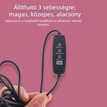 USB-vezérelt mini oxigénpumpa akváriumhoz — hordozható oxigénellátó készülék, ~80 g, Márka: Hee Wang Meow, Importált: Nem