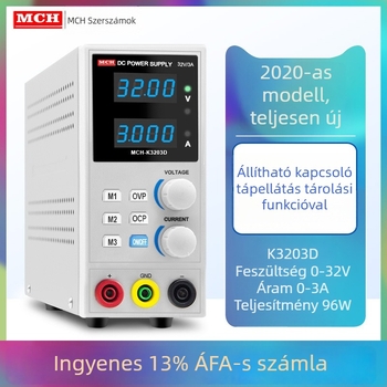 MCH márkájú AC/DC kapcsolóüzemű tápegység, bemenet 32V, kimenet 180W