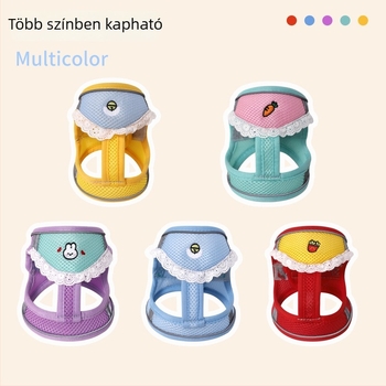 Kutyahám nyálkendővel, állítható mellény kis- és közepes méretű kutyáknak