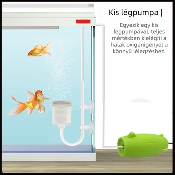 Akváriumi oxigénpumpa, Nano oxigénlemez, Csendes működés, Levegő diffúzor