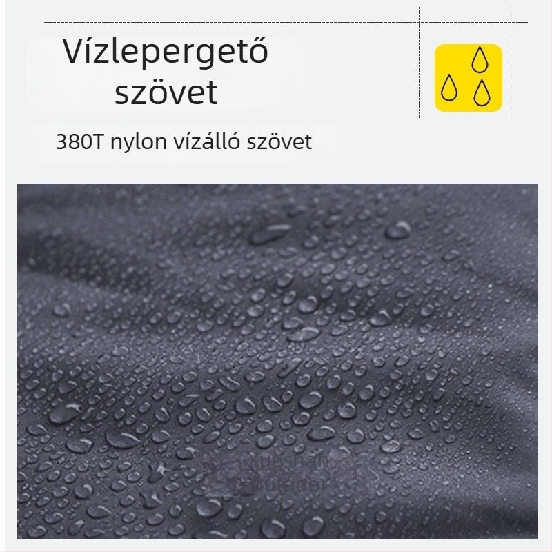 Köpenyszerű hálózsák kempingezéshez, vastag téli modell, hordozható