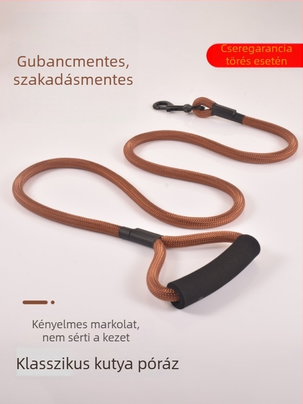Kutyapóráz háziállatoknak, kölyökkutyáknak és kis–közepes–nagytestű kutyáknak, Bichon Teddy sétálópóráz