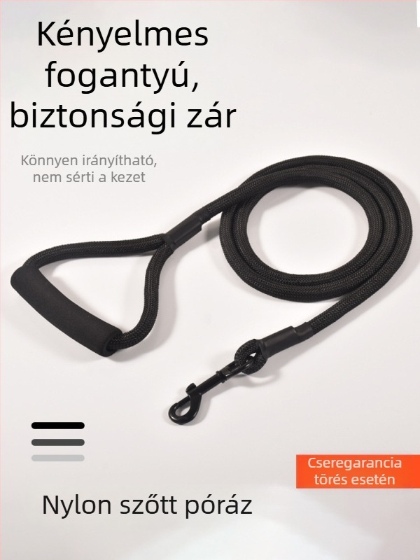 Kutyapóráz háziállatoknak, kölyökkutyáknak és kis–közepes–nagytestű kutyáknak, Bichon Teddy sétálópóráz